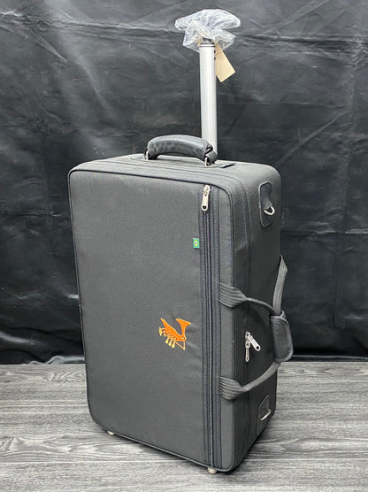 Triple Case for 2 Trumpets & 1 Flugel + Wheels & Telescoping Handle