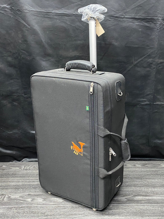 Triple Case for 2 Trumpets & 1 Flugel + Wheels & Telescoping Handle
