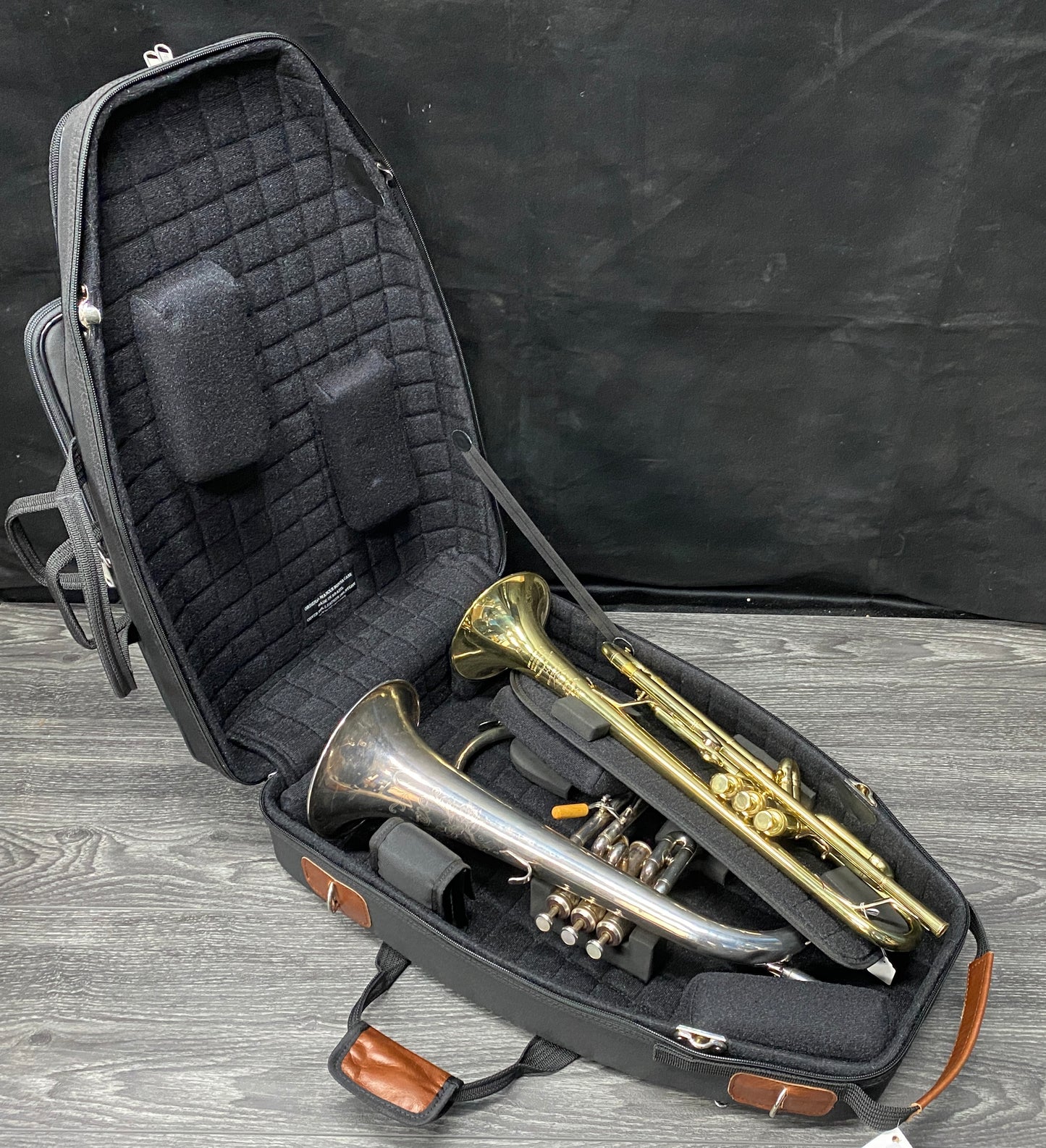 Marcus Bonna Flight Case for 1 Piston Trumpet and 1 Flugelhorn model MB